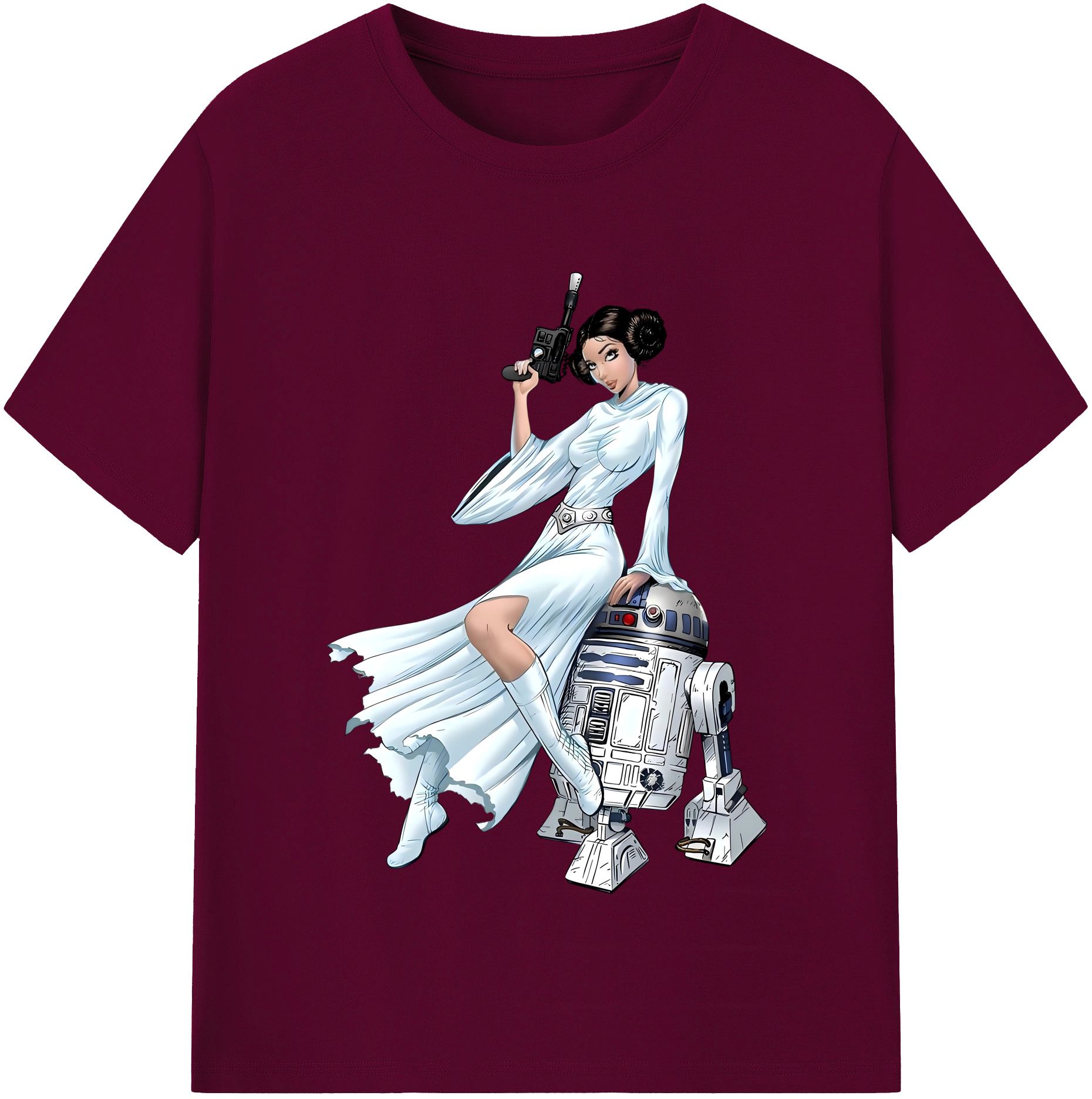 （画像用） スター・ウォーズ Star Wars レディースカジュアルプリントTシャツ（綿100％）